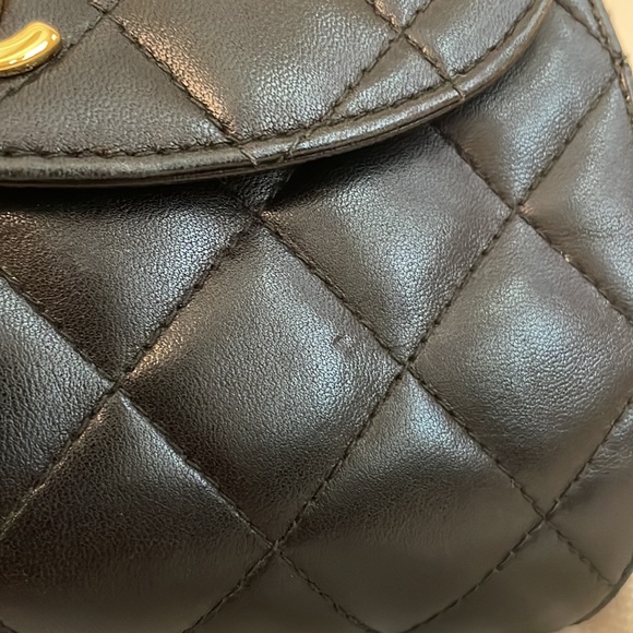 Chanel Vintage Quilted Multi-chain 24K Gold Coated Hardware Mini Crossbody Bag - Picture 17 of 17